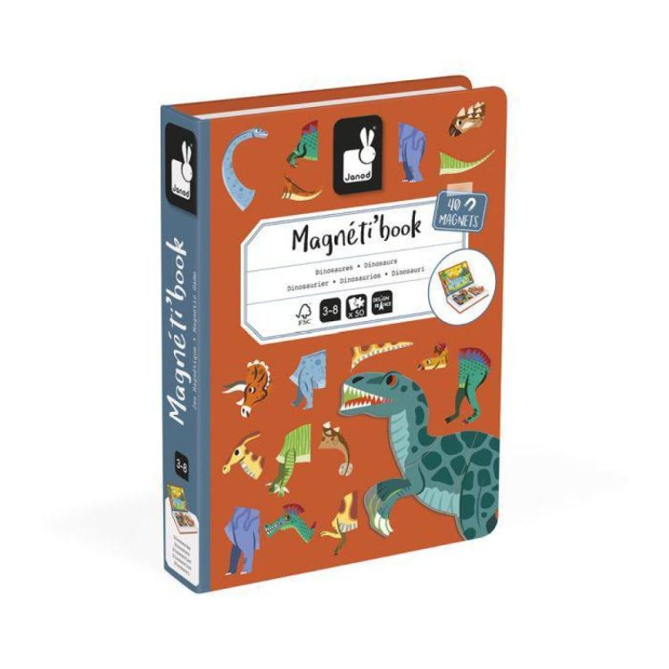 Janod Magneti'Book Dinosaurussen (J02590) - SPADT - speelgoed met advies