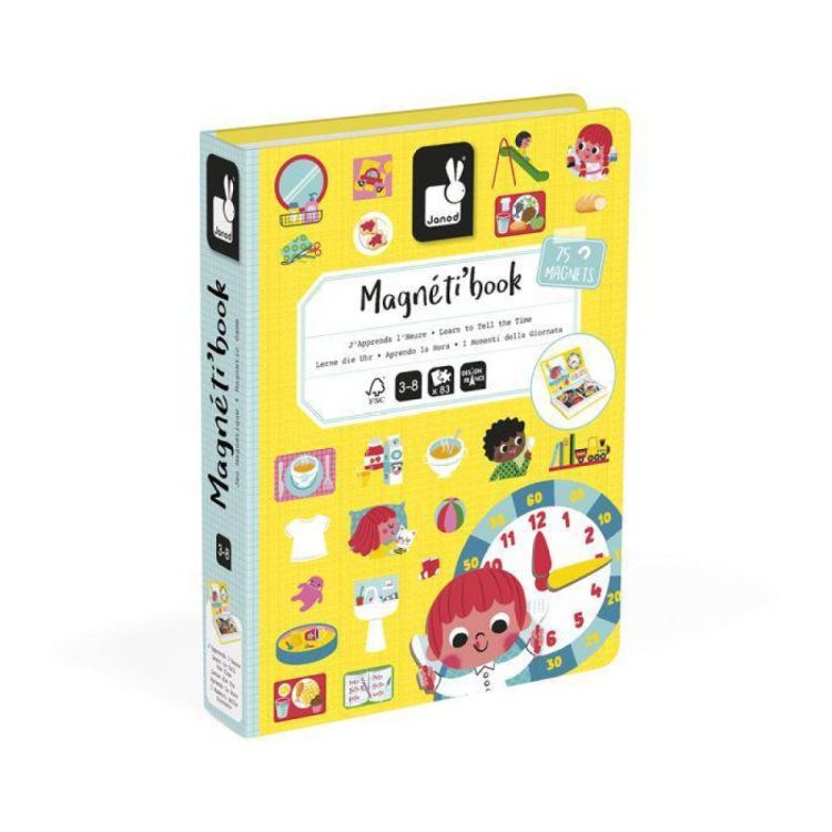 Janod Magneti'Book Ik leer de Klok (J02724) - SPADT - speelgoed met advies
