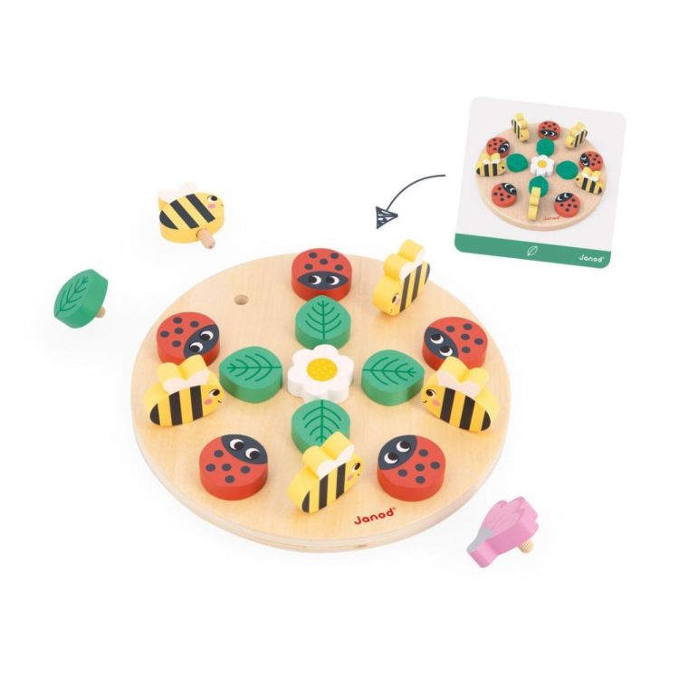 Janod Mijn Eerste Mandala 'De Tuin' (J05084) - SPADT - speelgoed met advies