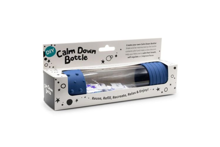Jellystone Designs DIY Calm Down Fles Blauw (JS-CDBB) - SPADT - speelgoed met advies