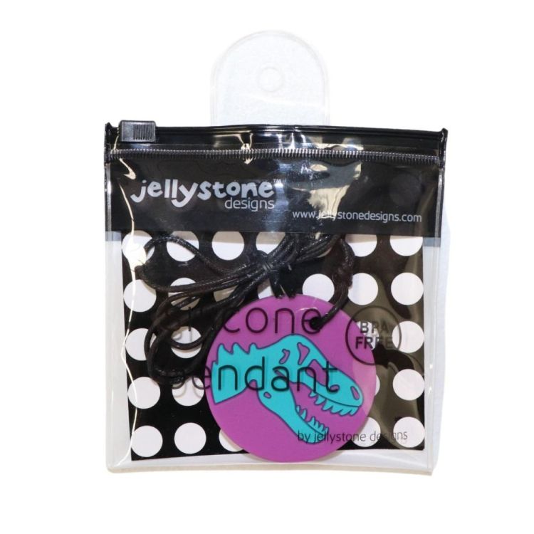 Jellystone Designs Kauwketting Dino Paars-Groen (JS-DPPG) - SPADT - speelgoed met advies