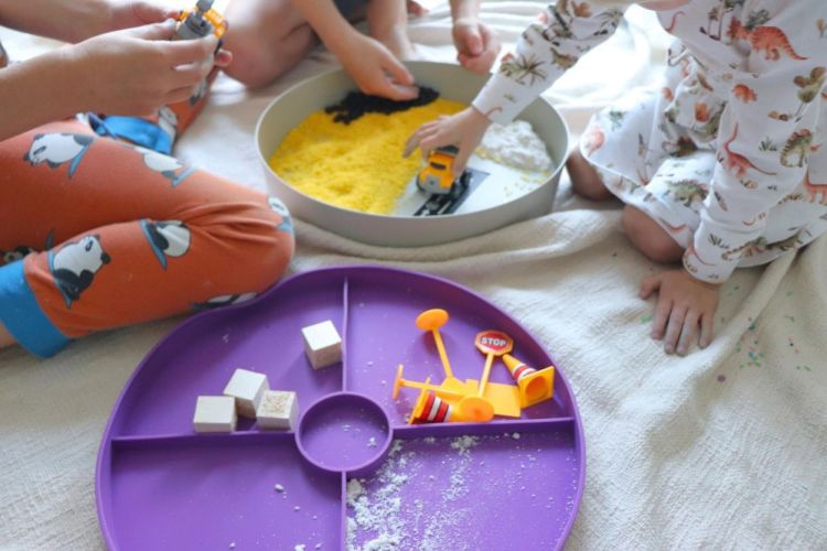 Jellystone Designs Tray Play Speelbak Lila (JS-TPL) - SPADT - speelgoed met advies