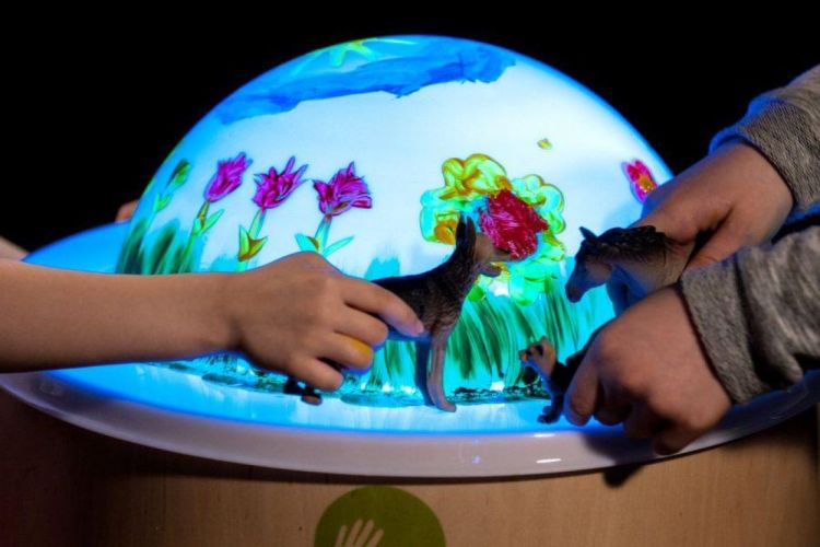 JonEly Koepel Ronde Lichttafel (110340) - SPADT - speelgoed met advies