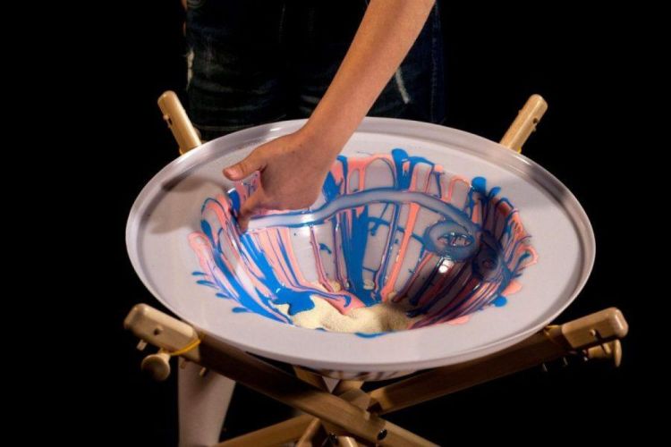 JonEly Opklapbare Standaard Ronde Lichttafel (110364) - SPADT - speelgoed met advies