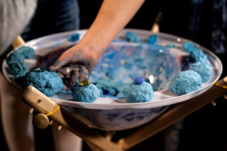 JonEly Opklapbare Standaard Ronde Lichttafel (110364) - SPADT - speelgoed met advies