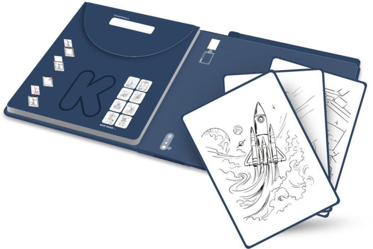 Kidywolf K-Draw Pad Refill Galaxy (K-DRAW-PAD-REFILL-GAL) - SPADT - speelgoed met advies