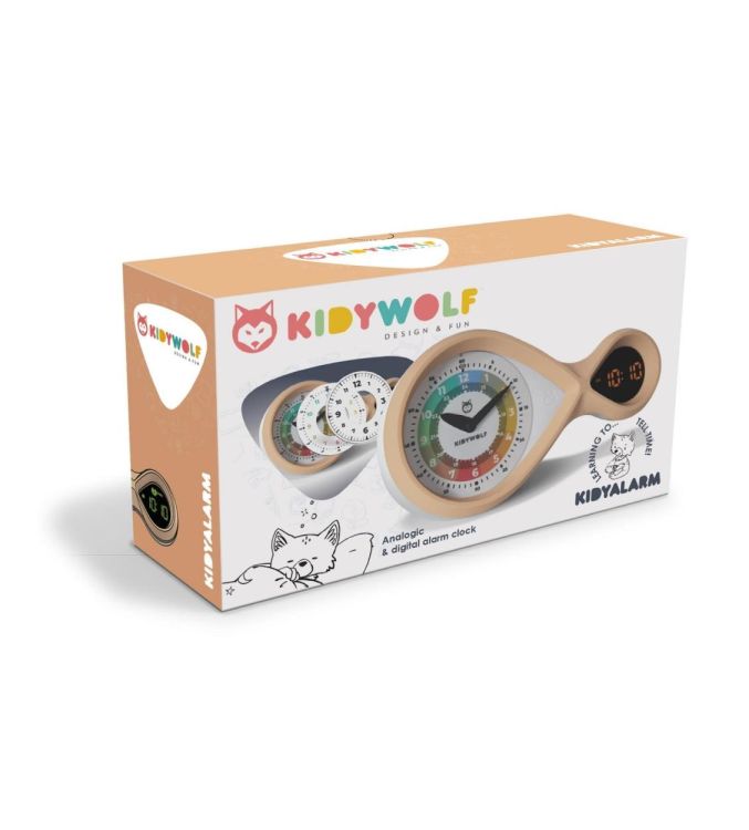 Kidywolf Kidyalarm Educatieve Wekker (KIDYALARM-BR) - SPADT - speelgoed met advies