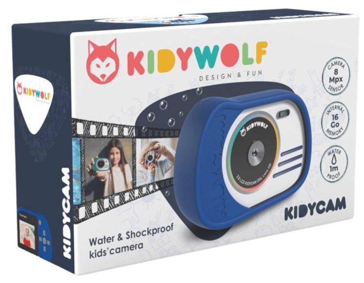 Kidywolf Kidycam Fototoestel (KIDYCAM-BU) - SPADT - speelgoed met advies