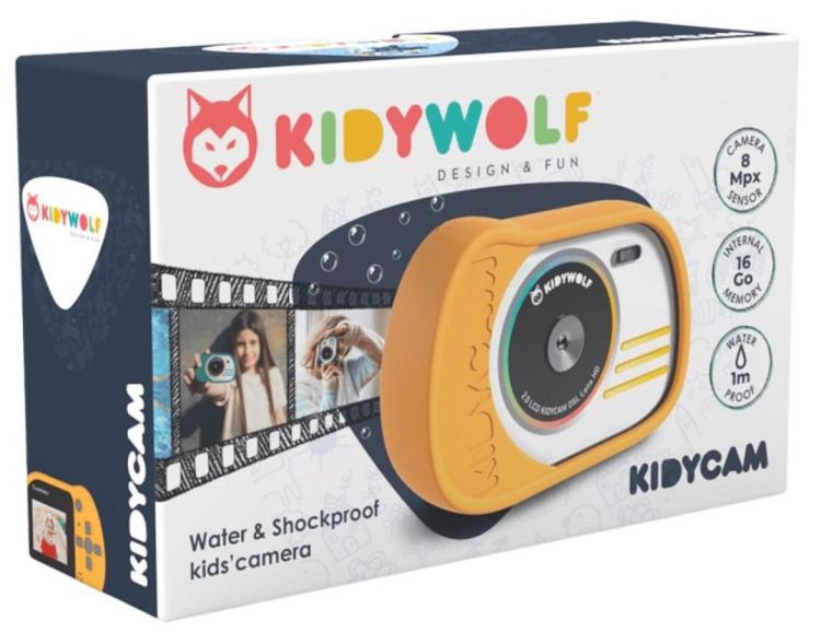 Kidywolf Kidycam Fototoestel (KIDYCAM-OR) - SPADT - speelgoed met advies