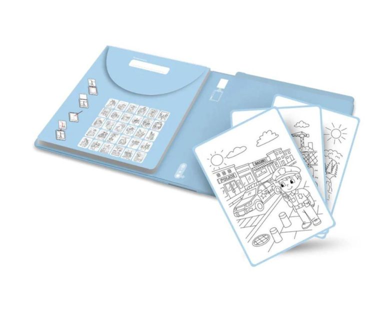 Kidywolf Kidydraw Pad Refill Everyday Heroes (KIDYDRAW-REFILL6-EDH) - SPADT - speelgoed met advies