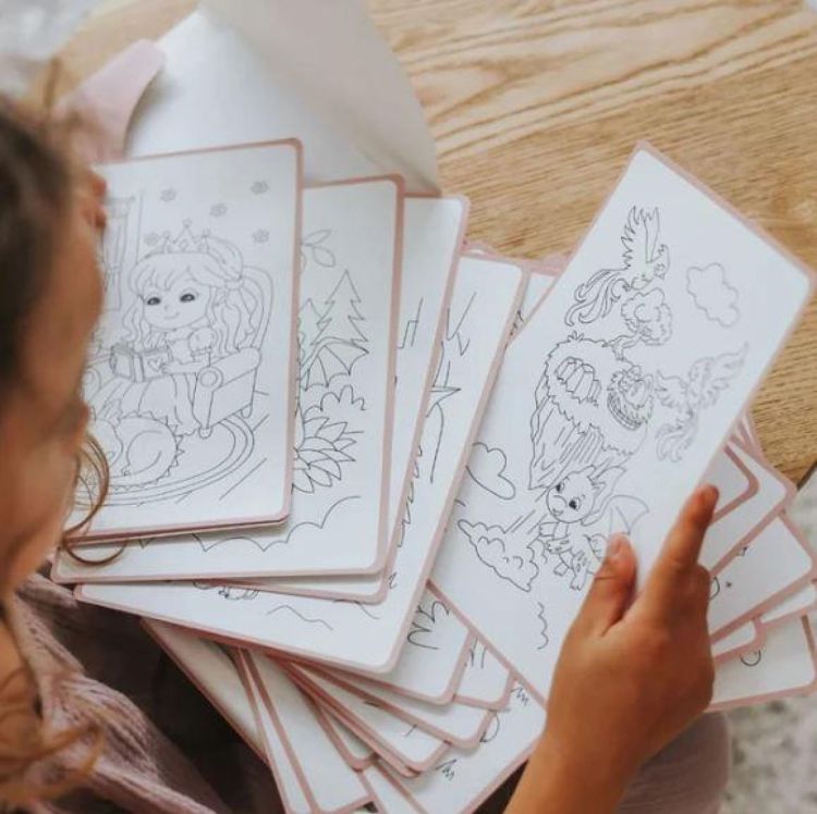 Kidywolf Kidydraw Pad Refill Once Upon a Time (KIDYDRAW-REFILL6-OUT) - SPADT - speelgoed met advies