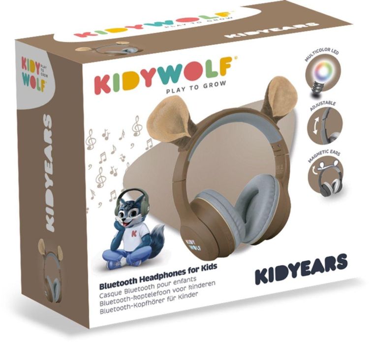 Kidywolf KidyEars Beer (KIDYEARS-BT-BEAR) - SPADT - speelgoed met advies