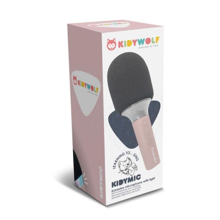 Kidywolf KidyMic Karaoke Microfoon Pink (KIDYMIC-PI) - SPADT - speelgoed met advies