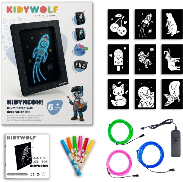 Kidywolf KidyNeon Pack (KIDYNEON-PACK-AKG) - SPADT - speelgoed met advies