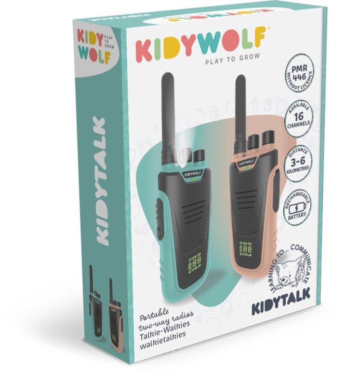 Kidywolf Kidytalk Walkie Talkie (kidytalk-nc) - SPADT - speelgoed met advies