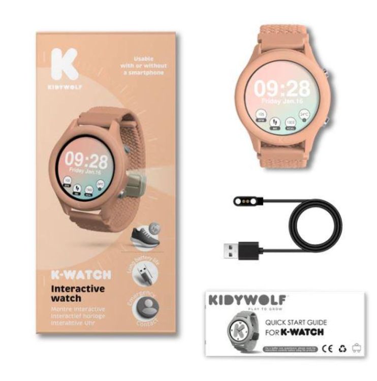 Kidywolf KidyWatch Koraal (K-WATCH-CO) - SPADT - speelgoed met advies