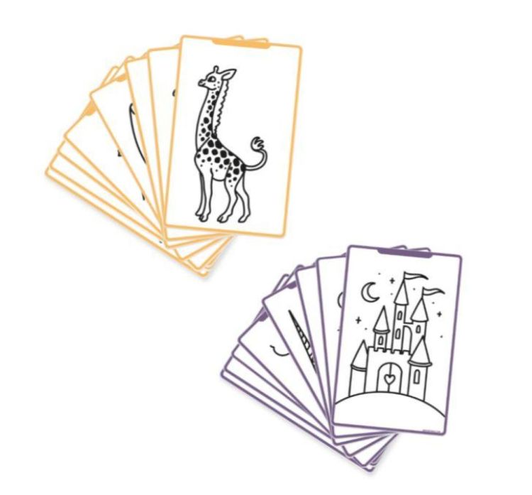 Kidywolf Refill Kidydraw Mini Once Upon a Time & Animals (REFIL-DRAW-MINI-OUT-ANI) - SPADT - speelgoed met advies