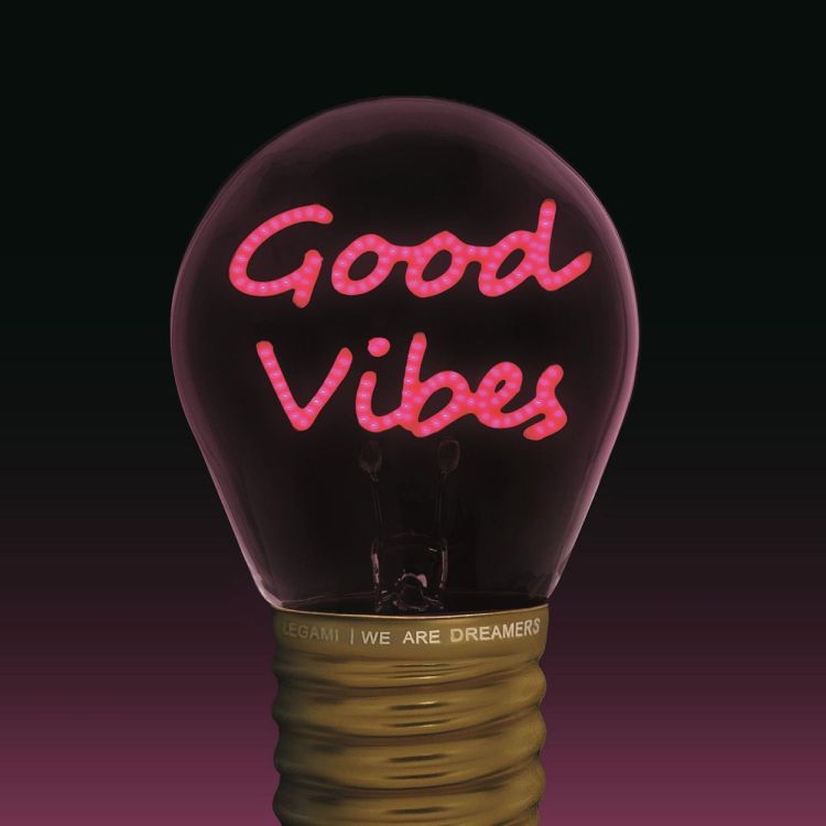 Legami Bulb Fiction Tafellamp Good Vibes (CLB0016) - SPADT - speelgoed met advies