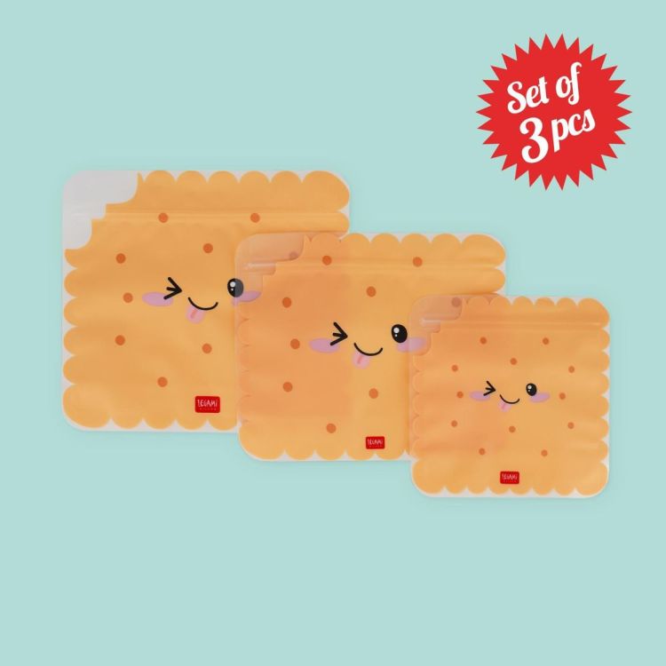 Legami Herbruikbare Snack Bags Cookie (ZB0003) - SPADT - speelgoed met advies