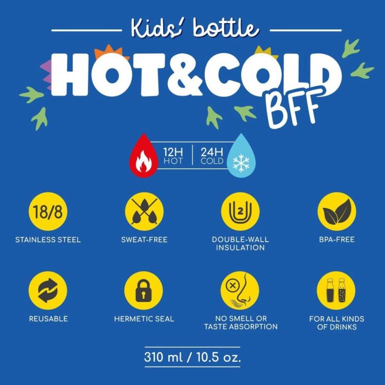 Legami Hot & Cold BFF Drinkfles Kitty (KSSB0003) - SPADT - speelgoed met advies