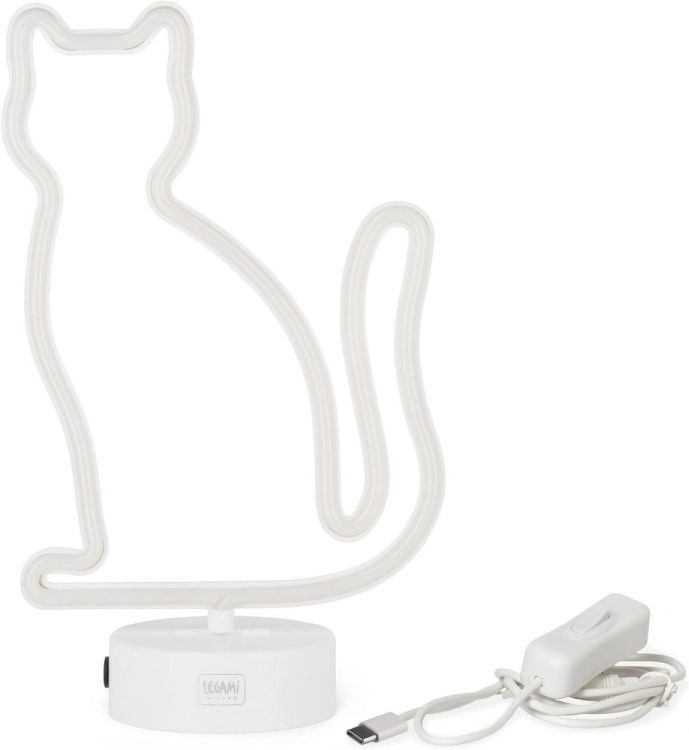 Legami It's a Sign Neon Led Lamp Kitty (LL0012) - SPADT - speelgoed met advies