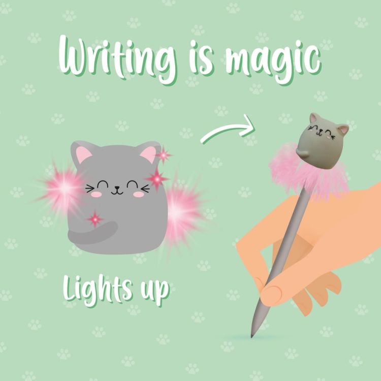 Legami Light Up Gelpen Kitty (KPKIT1) - SPADT - speelgoed met advies