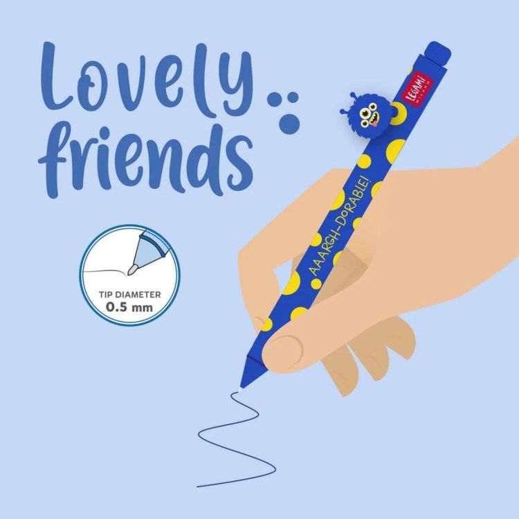 Legami Lovely Friends Gelpen Monster (CPP0014) - SPADT - speelgoed met advies