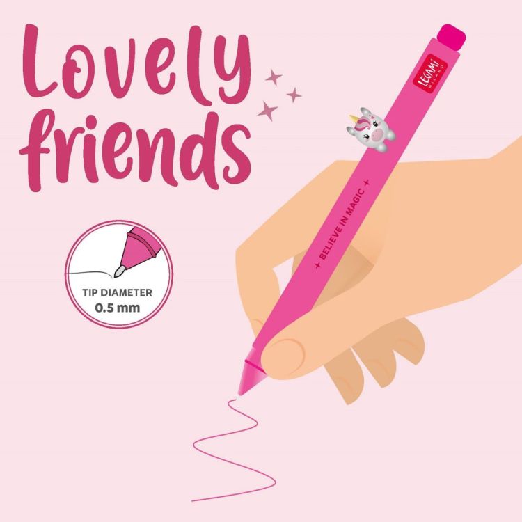 Legami Lovely Friends Gelpen Unicorn (CPP0006) - SPADT - speelgoed met advies