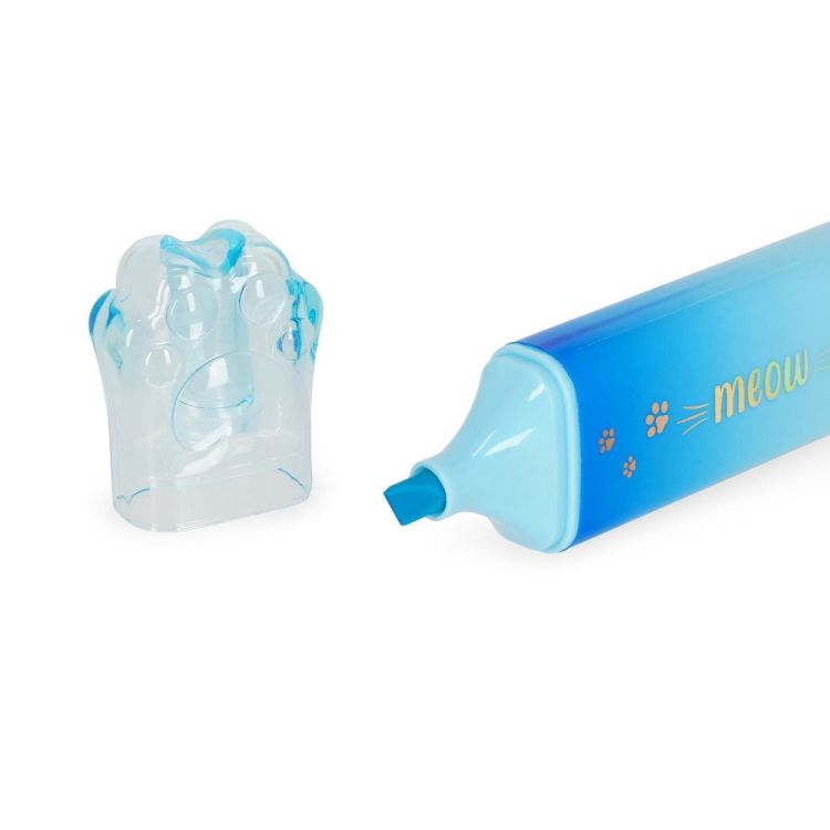 Legami Meow Kitty Fluostift Blauw (MHB0001) - SPADT - speelgoed met advies