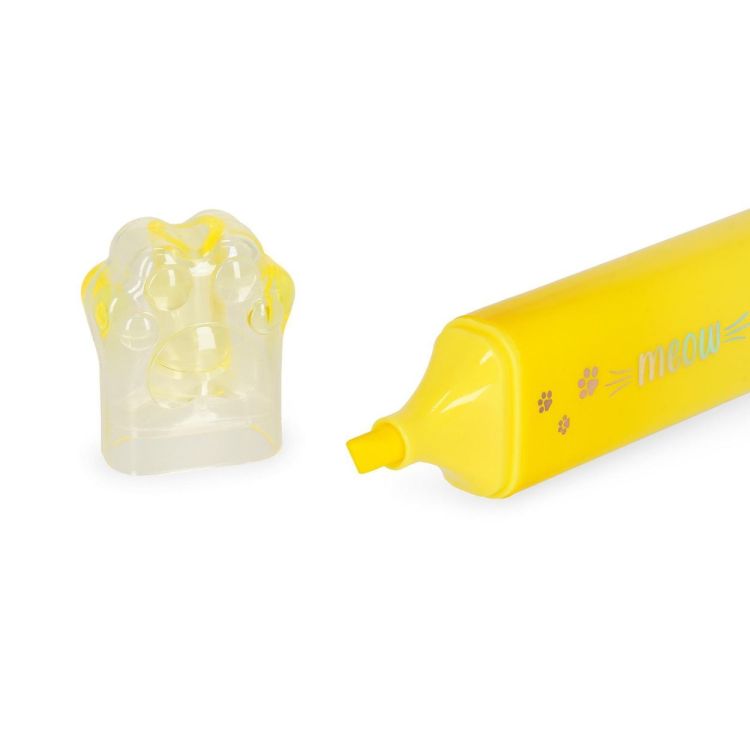 Legami Meow Kitty Fluostift Geel (MHB0003) - SPADT - speelgoed met advies