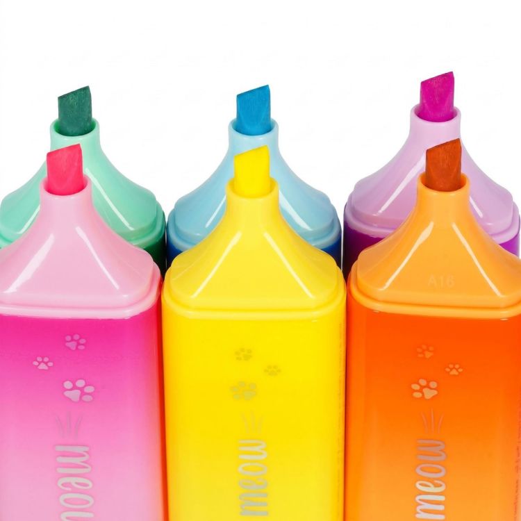 Legami Meow Kitty Fluostift Geel (MHB0003) - SPADT - speelgoed met advies