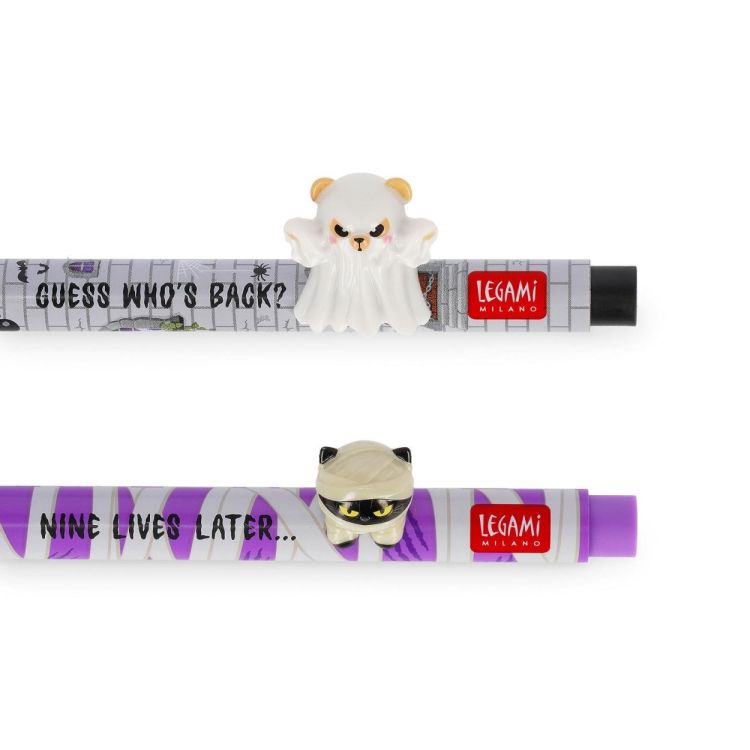 Legami Spooky Party Gelpens Teddy Ghost & Kitty Mummy () - SPADT - speelgoed met advies