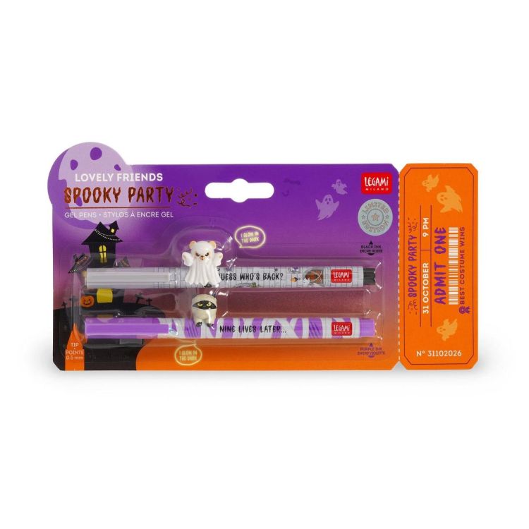 Legami Spooky Party Gelpens Teddy Ghost & Kitty Mummy () - SPADT - speelgoed met advies