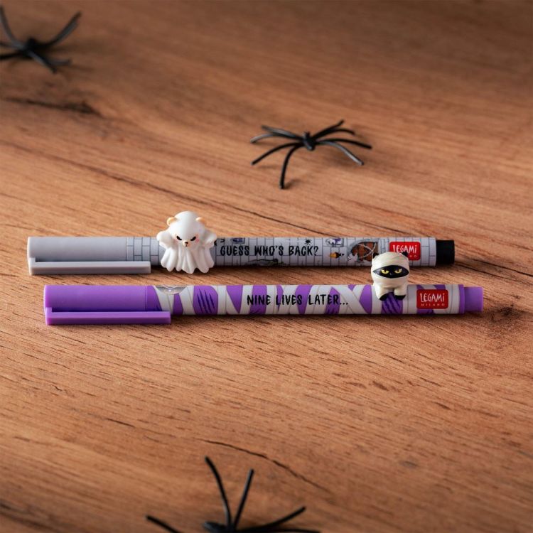 Legami Spooky Party Gelpens Teddy Ghost & Kitty Mummy () - SPADT - speelgoed met advies