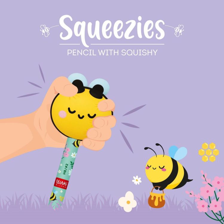 Legami Squishy Potlood Bee (PSQ0006) - SPADT - speelgoed met advies