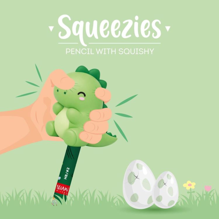 Legami Squishy Potlood Dino (PSQ0005) - SPADT - speelgoed met advies