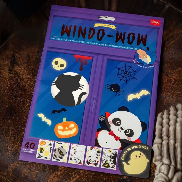 Legami Statische Raamstickers 'Pumpkin' (WDS0003) - SPADT - speelgoed met advies
