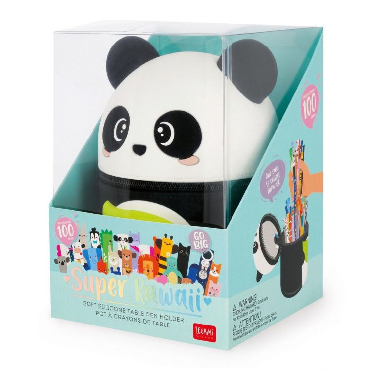 Legami Super Kawai 2in1 Pencil Case Panda (SKA0001) - SPADT - speelgoed met advies