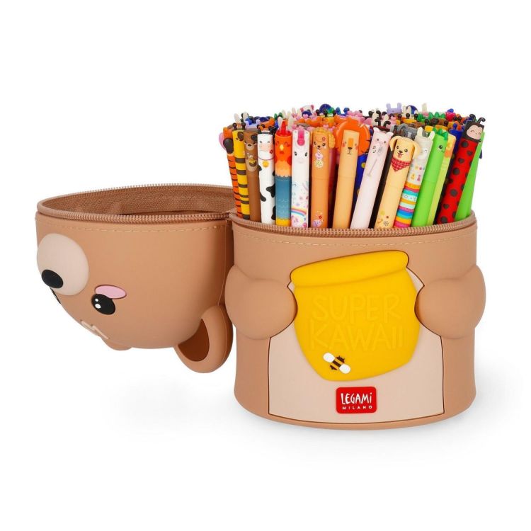 Legami Super Kawai 2in1 Pencil Case Teddy Bear (SKA0002) - SPADT - speelgoed met advies