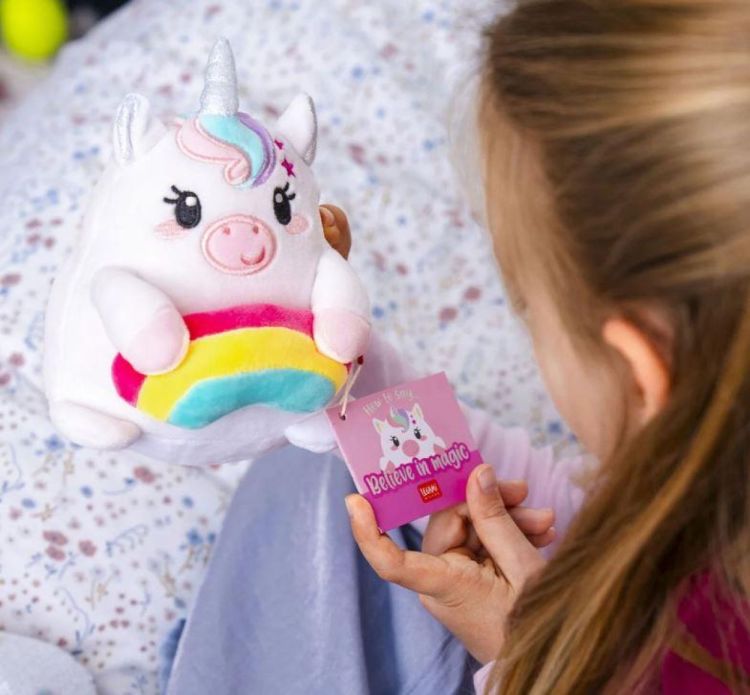 Legami Super Soft Pluche Unicorn (MSC0003) - SPADT - speelgoed met advies