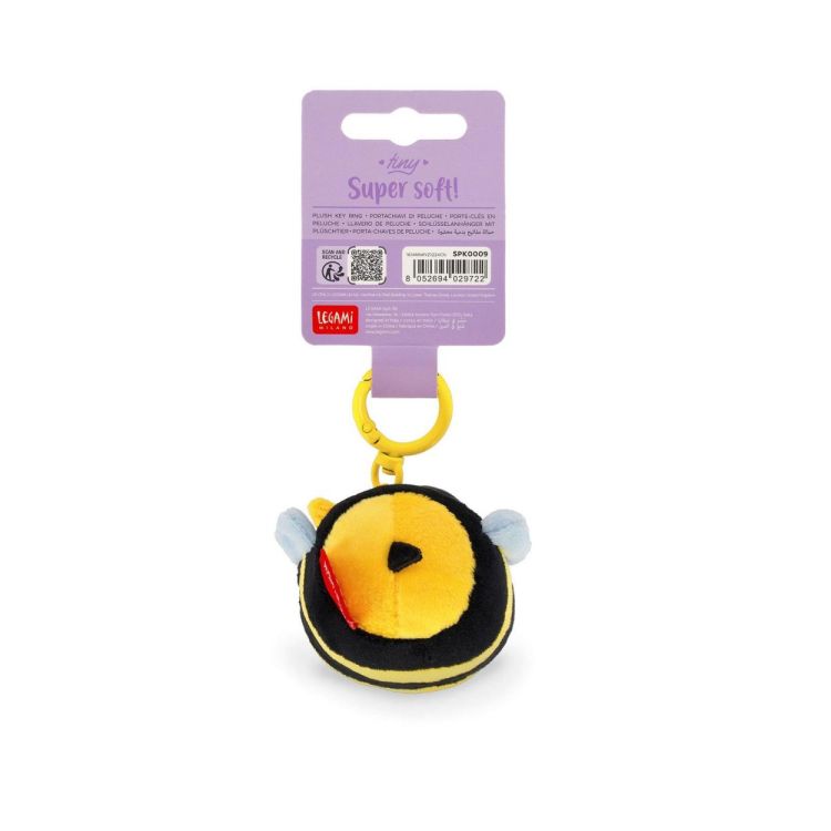 Legami Super Soft Sleutelhanger Bee (SPK0009) - SPADT - speelgoed met advies