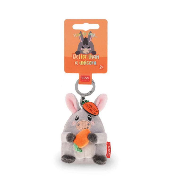 Legami Super Soft Sleutelhanger Donkey (SPK0012) - SPADT - speelgoed met advies