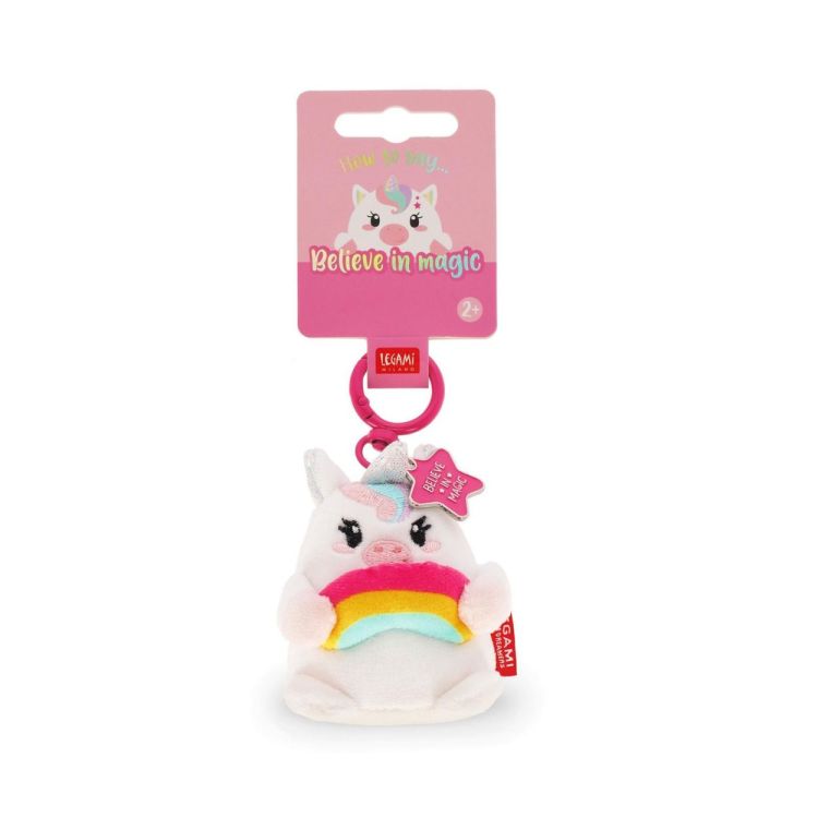 Legami Super Soft Sleutelhanger Unicorn (SPK0003) - SPADT - speelgoed met advies