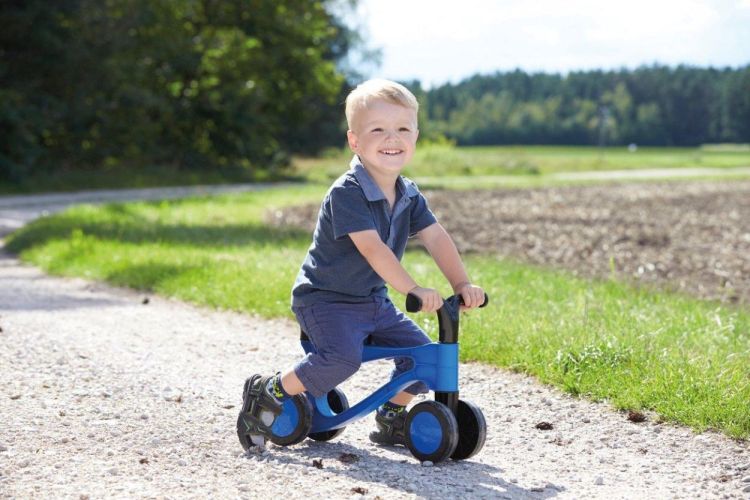 Lena Loopfiets Blauw Zwart (85007168) - SPADT - speelgoed met advies