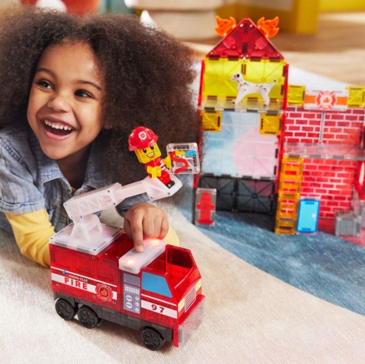 Magna-Tiles Magna-Tiles Brandweerkazerne (252050FS) - SPADT - speelgoed met advies