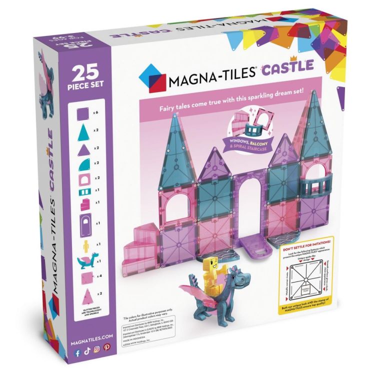 Magna-Tiles Magna-Tiles Castle (25) (242050TR) - SPADT - speelgoed met advies