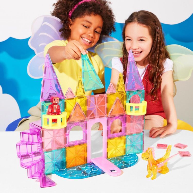 Magna-Tiles Magna-Tiles Castle DLX MicroMags (48) (242050TR) - SPADT - speelgoed met advies