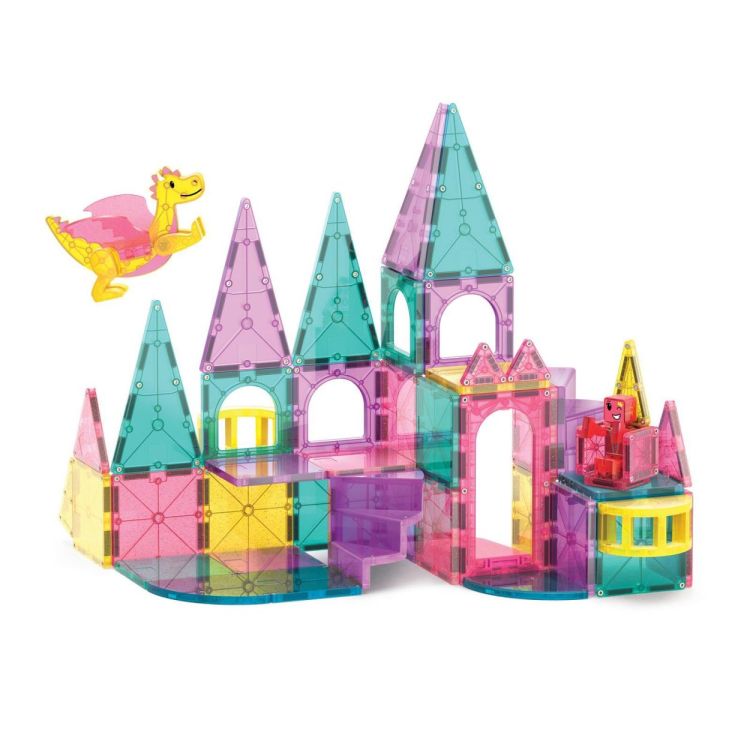 Magna-Tiles Magna-Tiles Castle DLX MicroMags (48) (242050TR) - SPADT - speelgoed met advies