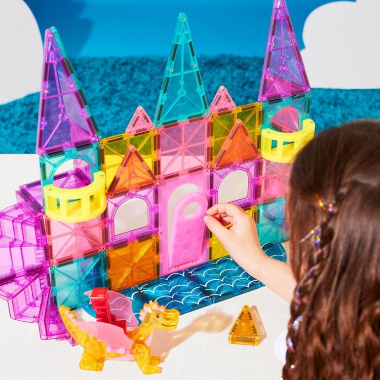 Magna-Tiles Magna-Tiles Castle DLX MicroMags (48) (242050TR) - SPADT - speelgoed met advies