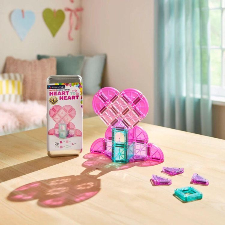 Magna-Tiles Magna-Tiles Heart to Heart Travelset (264026HH) - SPADT - speelgoed met advies